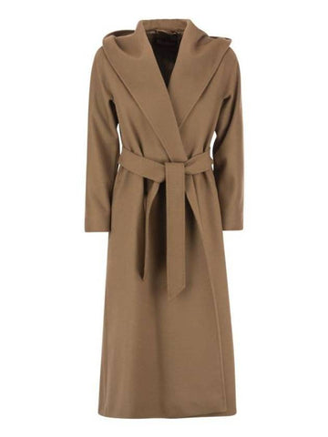 Bdanton Virgin Wool Single Coat Camel - MAX MARA - BALAAN 1