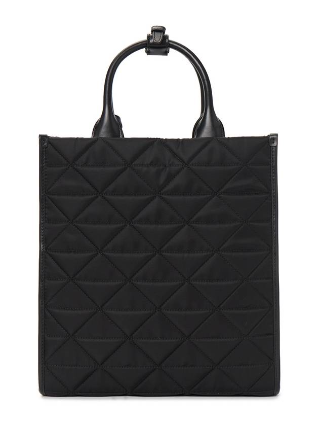 Re-Nylon Quilted Medium Tote Bag Black - PRADA - BALAAN 4