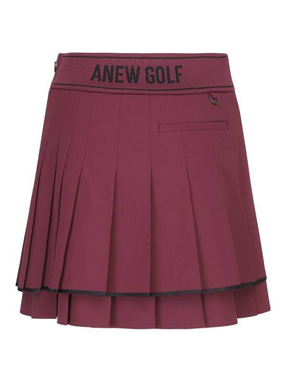 Official W LOGO BAND DOUBLE PLEATS SQ WI - ANEWGOLF - BALAAN 2