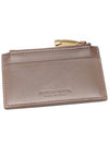 Detachable Card Case Cassette Tri-Fold Half Wallet Taupe Grey - BOTTEGA VENETA - BALAAN 7