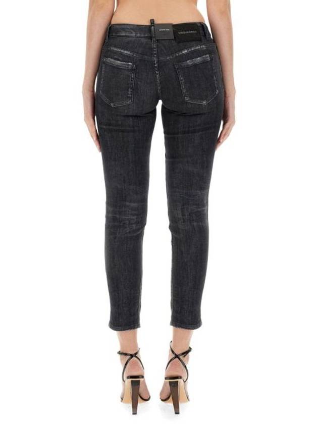 Clean Wash Jennifer Jeans Black - DSQUARED2 - BALAAN 5