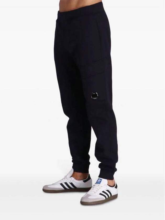 Diagonal Raised Fleece Track Pants Navy - CP COMPANY - BALAAN 3