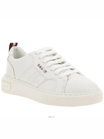 New Maxim Leather Low Top Sneakers White - BALLY - BALAAN 2