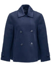 Usuale Virgin Wool Coat Navy USUALE 045 - MAX MARA - BALAAN 2