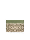 Anagram Calf Skin Card Wallet Green - LOEWE - BALAAN 1