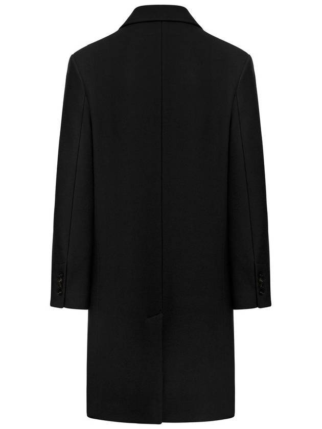 Two Button Wool Single Coat Black - AMI - BALAAN 3