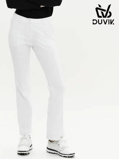 Brushed Pintuck Semi Bootcut Pants DD4WPT381WH - DUVIK - BALAAN 1