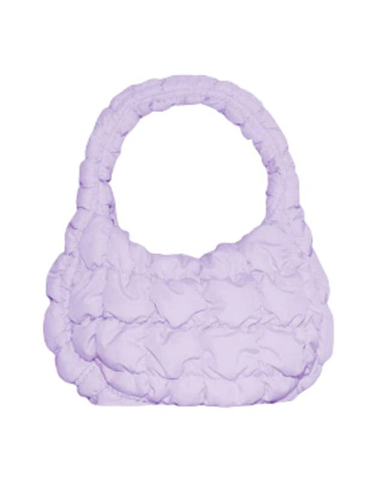 Quilted Micro Tote Bag Purple - COS - BALAAN 1