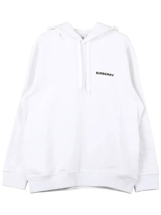 Constellation Print Cotton Hood White - BURBERRY - BALAAN.