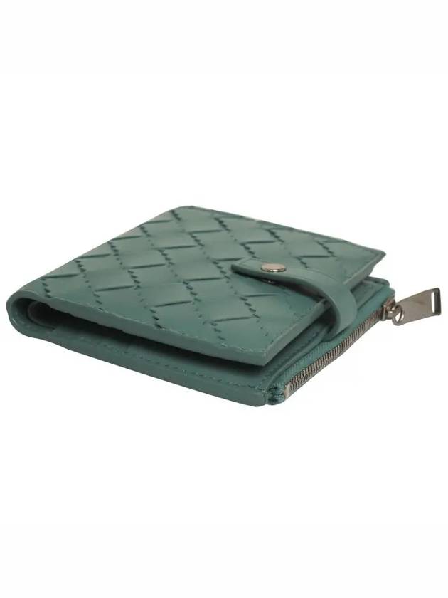 Large Intrecciato Half Wallet Mint - BOTTEGA VENETA - BALAAN 4