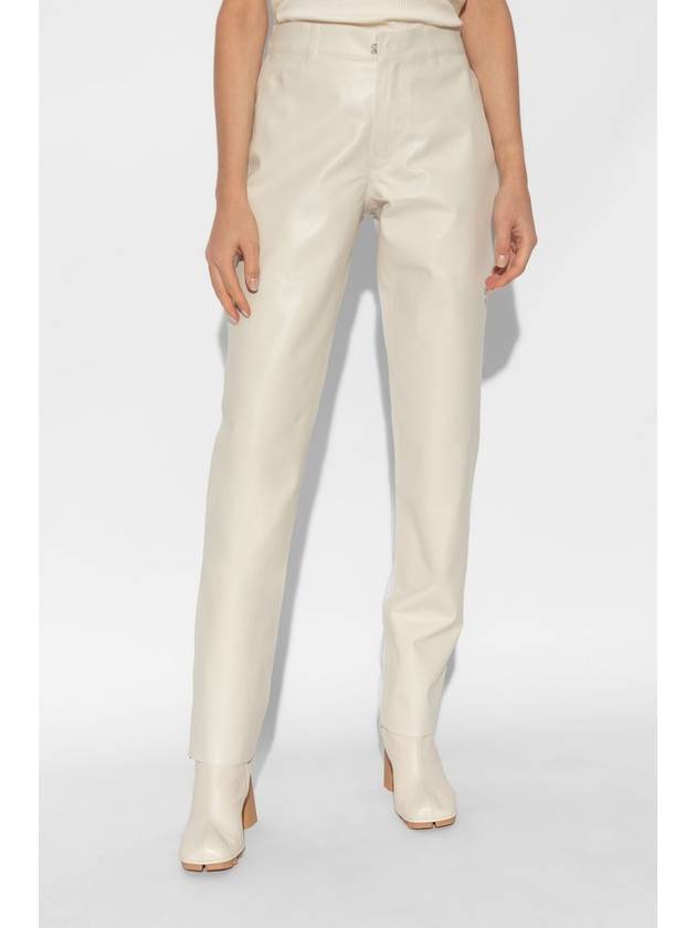 Marni Pants Made Of Combined Materials, Women's, Cream - MARNI - BALAAN 3