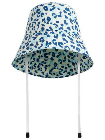 Astrid Bucket Hat Leopard Aruba Blue - J.LINDEBERG - BALAAN 1