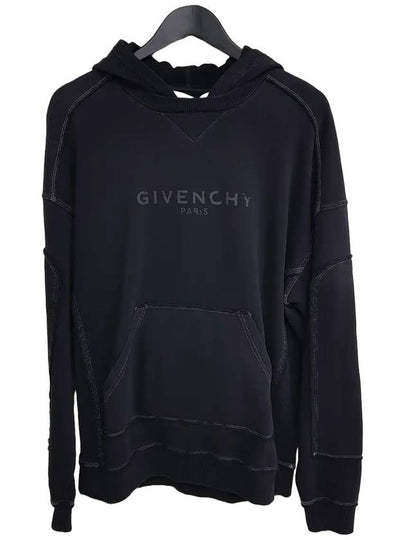 Paris Logo Hoodie Black - GIVENCHY - BALAAN 2