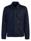 Metropolis Series Gabardine Pocket Long Sleeve Shirt Navy - CP COMPANY - BALAAN 2