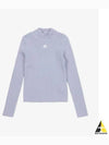 High Neck Knit Top Dark Lilac - COURREGES - BALAAN 2