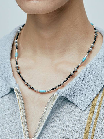 Turquoise Hogan Beads Necklace - KND - BALAAN 1