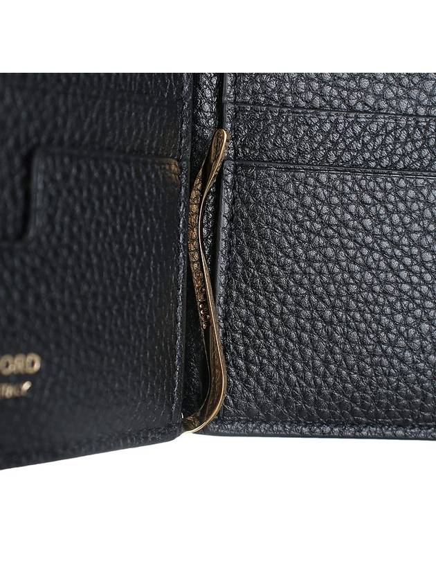 Money Clip Leather Card Holder Black - TOM FORD - BALAAN 8