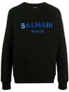 Logo Sweatshirt Blue Black - BALMAIN - BALAAN 1