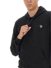 Zebra Patch Cotton Hoodie Black - PAUL SMITH - BALAAN 3