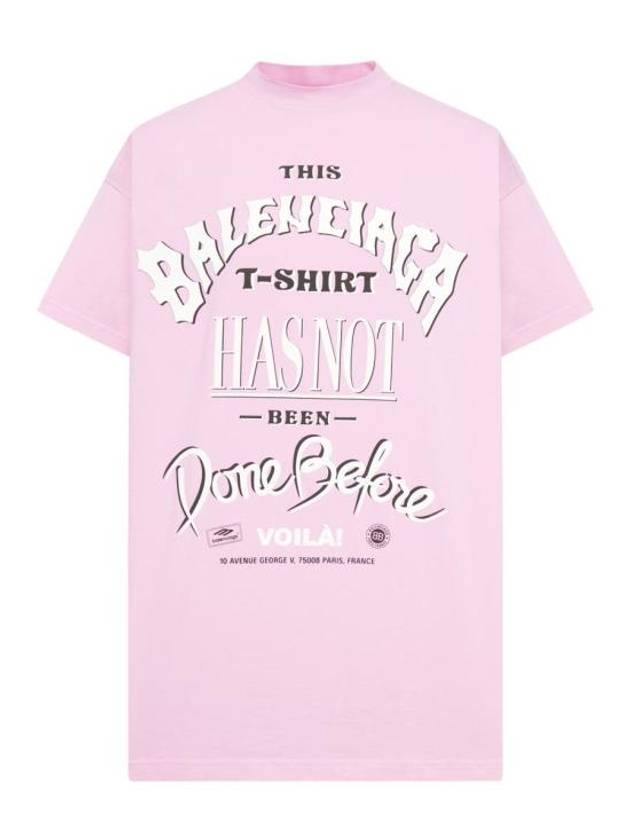 24FW long sleeve t-shirt 787349TQVW45012 FADED PINK PINK PURPLE - BALENCIAGA - BALAAN 1