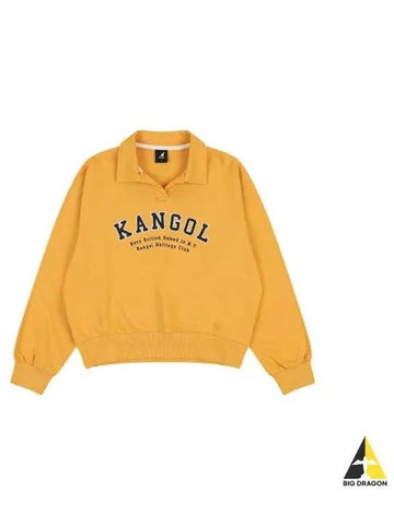 Women s College Athlete Sweat 1769 Mustard - KANGOL - BALAAN 1