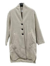 Gabriel Long Single Coat Grey - ISABEL MARANT - BALAAN 2