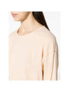 Round Neck Long Sleeve T-Shirt Light Pink - FABIANA FILIPPI - BALAAN 6