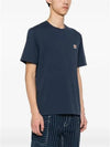 Fox Head Patch Classic Short Sleeve T-Shirt Ink Blue - MAISON KITSUNE - BALAAN 5