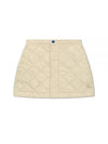 Short Skirt 8081126 SP24 WO ZA B7348 NEUTRALS - BURBERRY - BALAAN 2