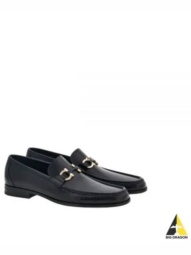 Gancini Ornament Moccasin Loafers Black - SALVATORE FERRAGAMO - BALAAN 2