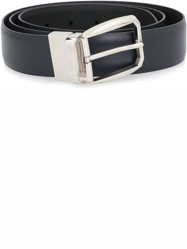 Zegna Reversible Leather Belt - ERMENEGILDO ZEGNA - BALAAN 2