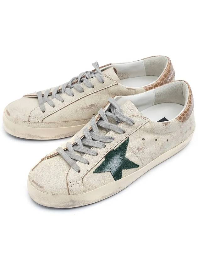 Superstar Classic Low Top Sneakers Brown Cream - GOLDEN GOOSE - BALAAN 3