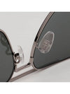 Eyewear Logo Metal Sunglasses Silver Grey - GUCCI - BALAAN 11