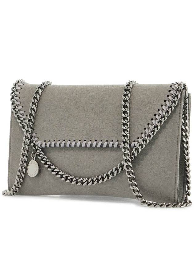 silver Falabella mini shoulder bag light gray - STELLA MCCARTNEY - BALAAN 4