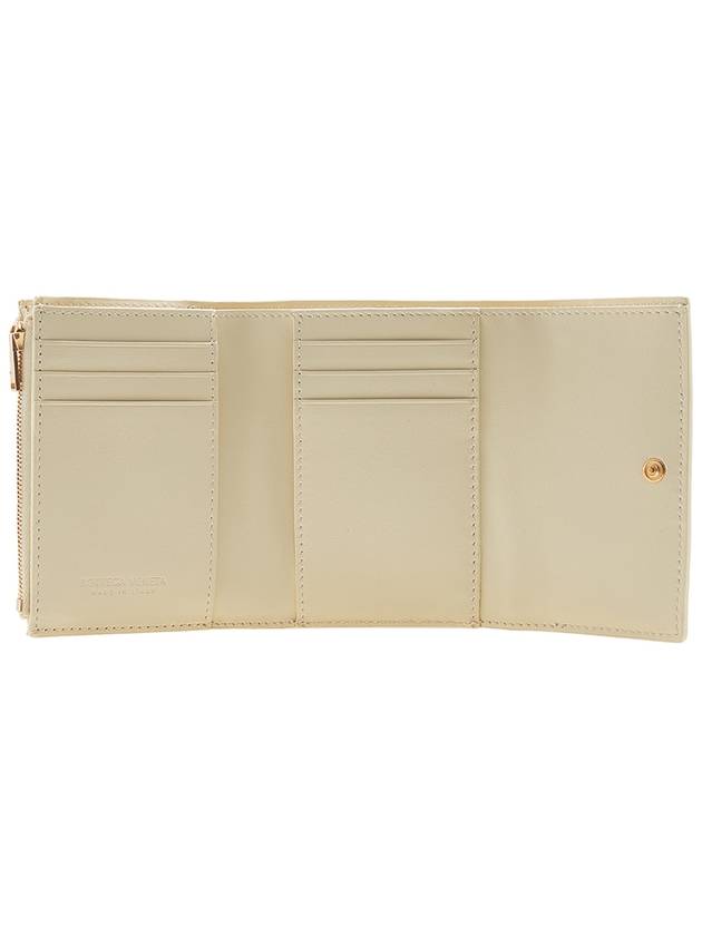 Cassette Tri-Fold Zipper Half Wallet Chamomile - BOTTEGA VENETA - BALAAN 10