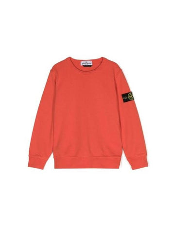 Kids Stone Island Pullover Sweatshirt 801661340 V0037 ORANGE - STONE ISLAND - BALAAN 1