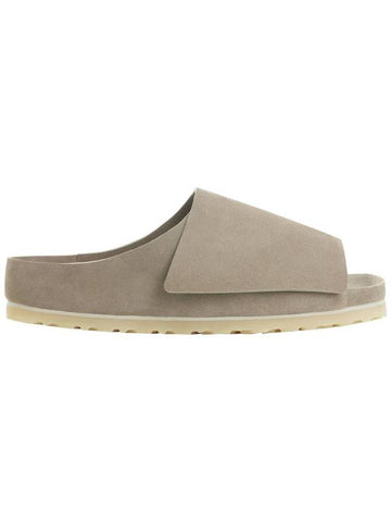 Birkenstock Los Feliz Suede Slippers Taupe - FEAR OF GOD - BALAAN 1