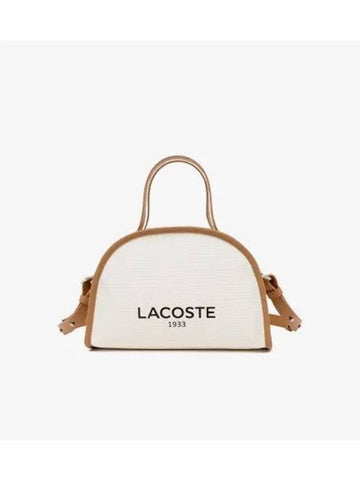 Women s Heritage Canvas Bowling Bag Ivory - LACOSTE - BALAAN 1