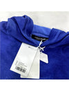 M ACW Garment Dying Logo Hooded Sweatshirt Cobalt Blue - A-COLD-WALL - BALAAN 7