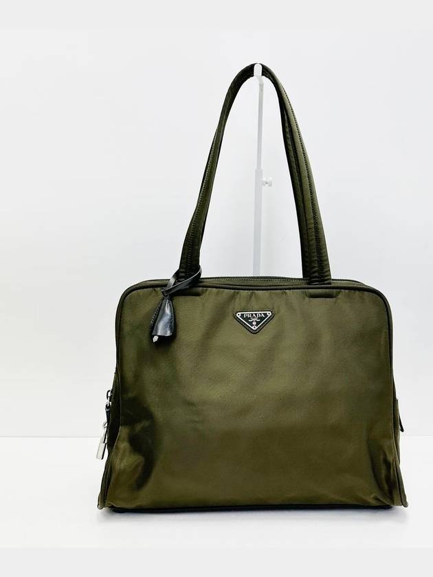 Vintage Pocono Khaki Shoulder Bag 4EPRB4602 - PRADA - BALAAN 5