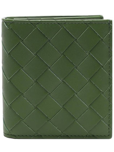 Intrecciato Slim Folder Halfwallet Avocado - BOTTEGA VENETA - BALAAN 1