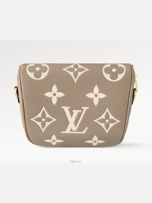 Mini Monogram Empreinte Leather Bum Bag Grey - LOUIS VUITTON - BALAAN 9