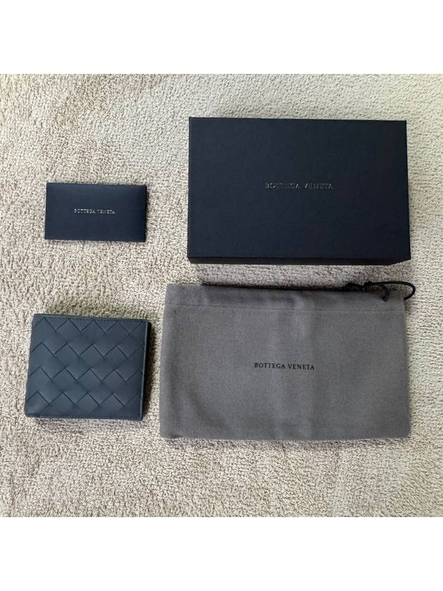 Intrecciato Bifold Half Wallet Graphite - BOTTEGA VENETA - BALAAN 5