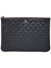 Classic Gold Hardware Caviar Large Calfskin Clutch Bag Black - CHANEL - BALAAN 2