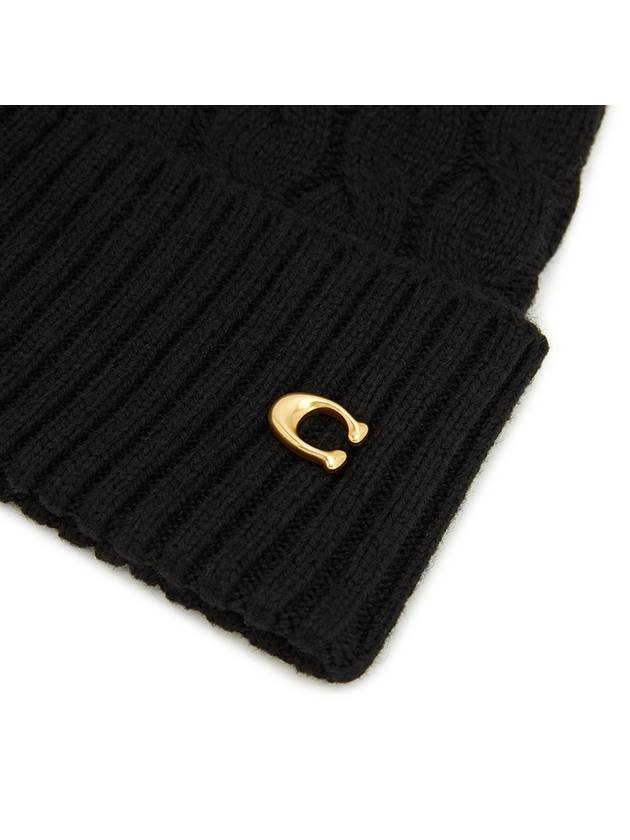 Women s Beanie CO100292 BLACK - COACH - BALAAN 3