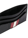 Taklipos Leather Card Holder Black - BALLY - BALAAN 5