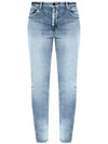 Women's Denim Skinny Jeans Light Blue - SAINT LAURENT - BALAAN 2