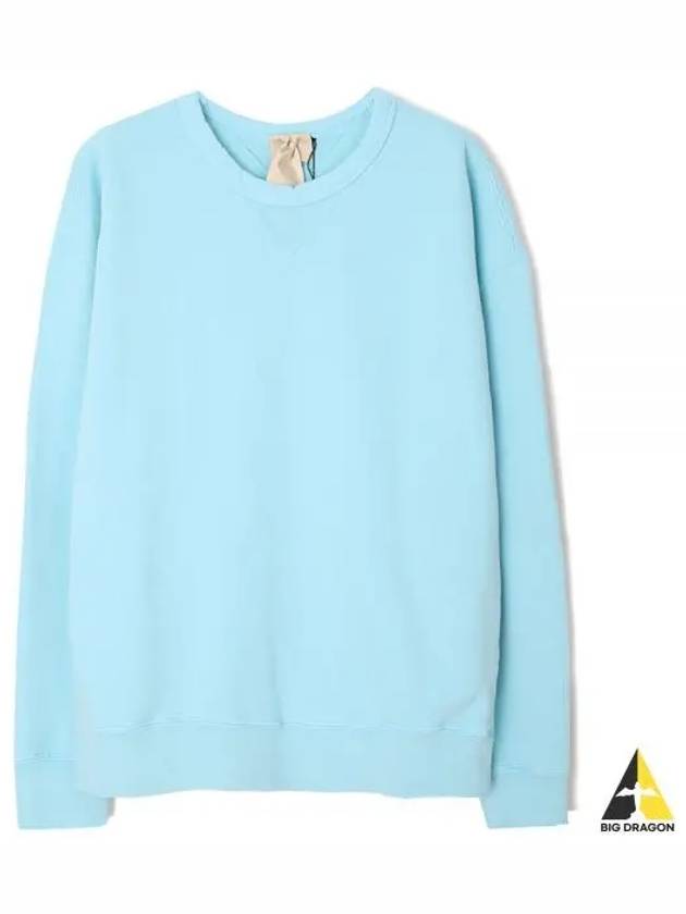 Garment Dyed Cotton Jersey Sweatshirt Blue - TEN C - BALAAN 2