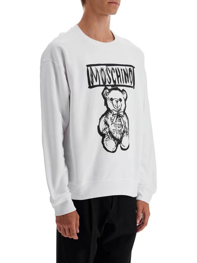 teddy bear print sweatshirt - MOSCHINO - BALAAN 2