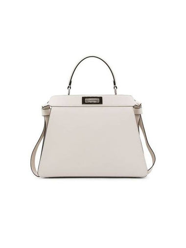 Peekaboo I See U Medium Tote Bag White - FENDI - BALAAN 1